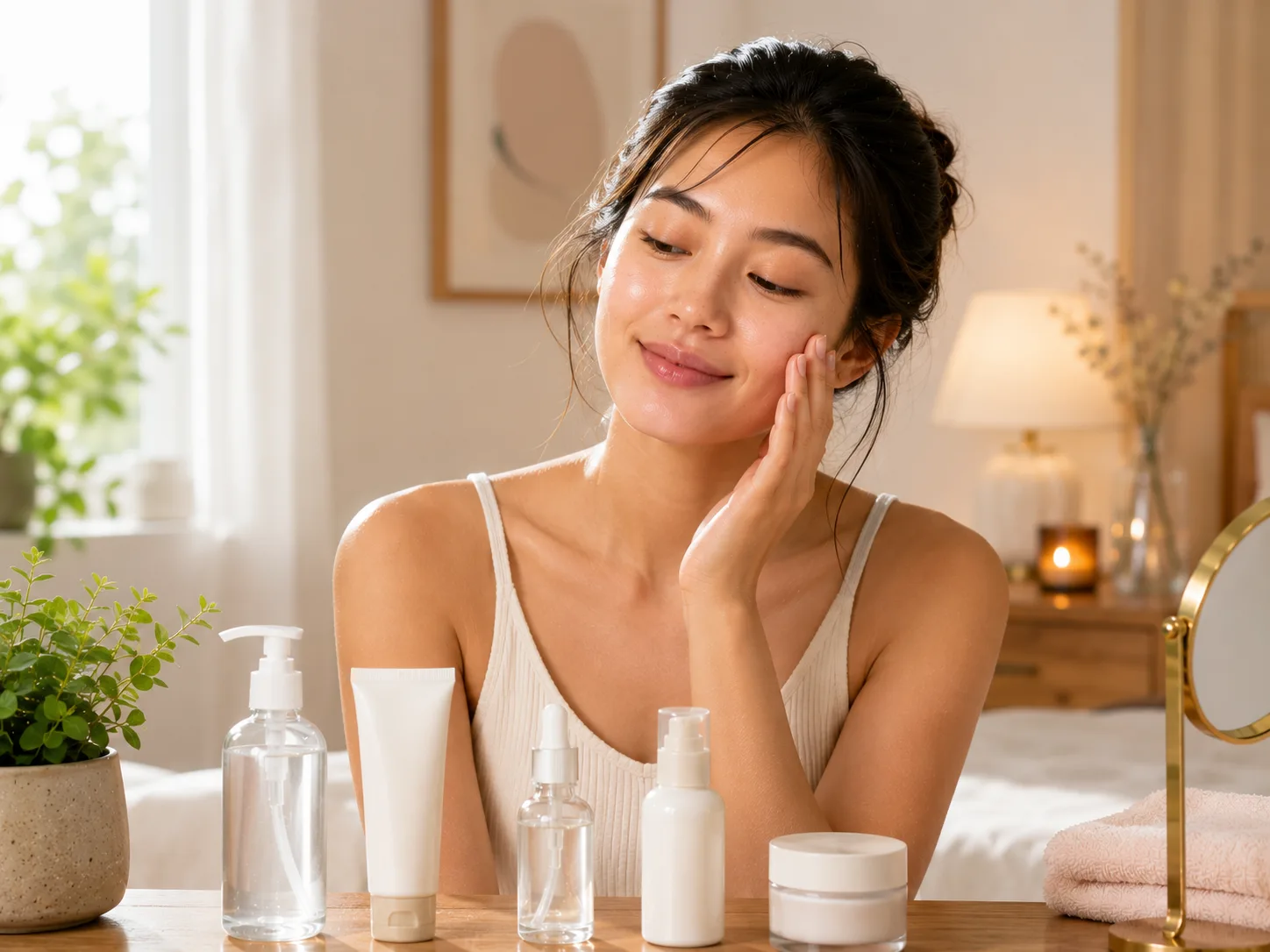 Daily skincare routine for beginners with morning and night essentials - article